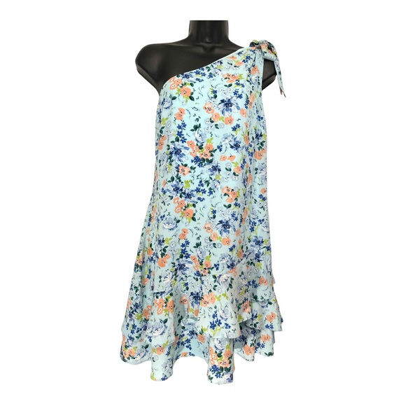 BCBGeneration One Shoulder floral Dress size 4 - Picture 2 of 6